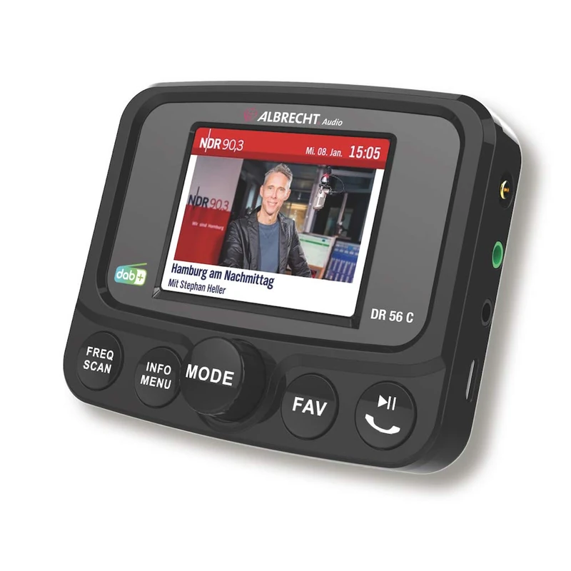 Albrecht DR56 C Digital DAB+ Radio Tuner with Bluetooth - Image 1