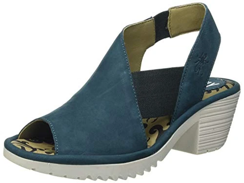 Fly London Women's Wily300fly Sandal, Teal, 3 UK