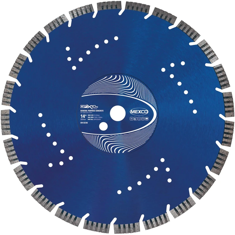 Mexco GPX15 350mm General Purpose Diamond Blade 25.4mm Bore