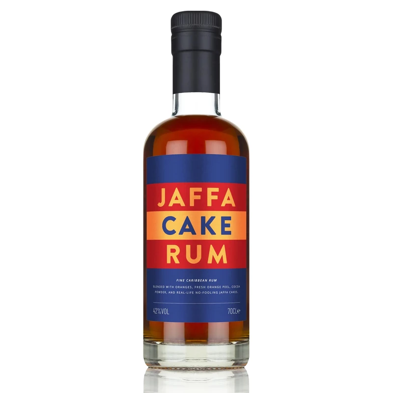 Jaffa Cake Rum, 70cl - 42 Percent ABV Flavoured Rum with Orange Peel and Cocoa for the Ultimate Cocktails - Chocolate Orange Rum Blended and Bottled in the UK
