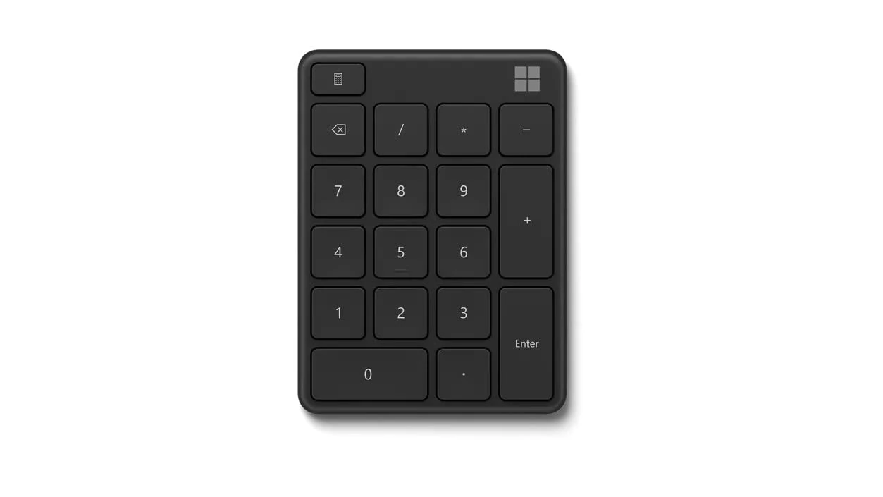 Microsoft 230-00013 Number Pad - Black, Pad Black