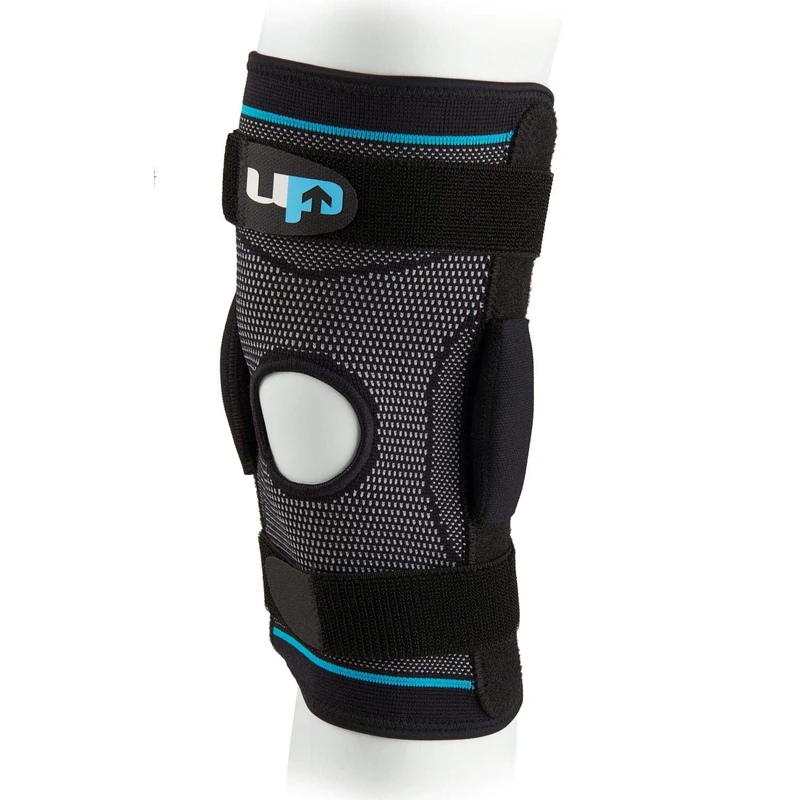 Ultimate Compression Hinged Knee Support - Small,Black / Blue - Image 1