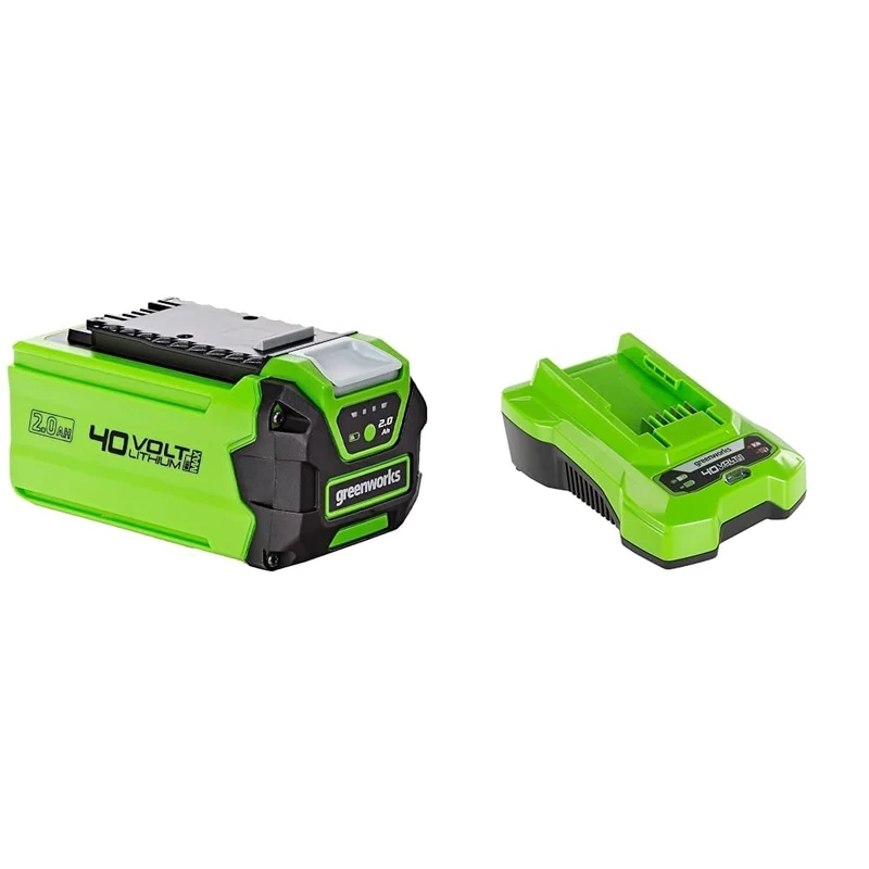 Greenworks Tools Battery G40B2 2nd Generation & Greenworks Tools Battery Charger G40C 2nd Generation