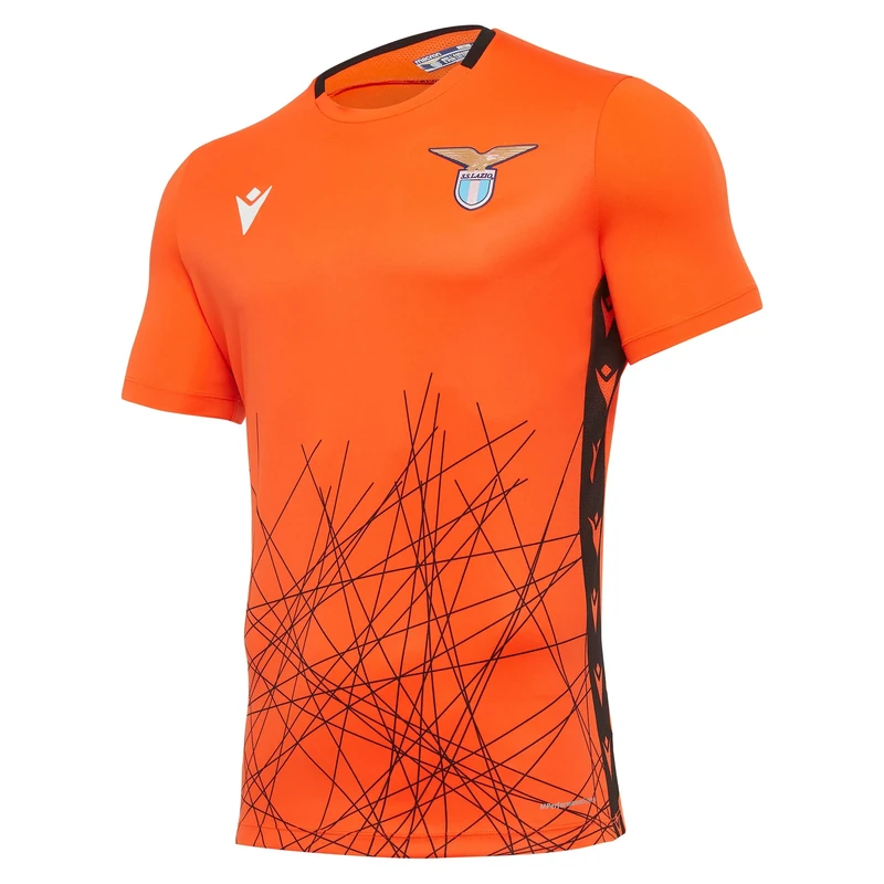 Macron SSL M20 Goalkeeper Jersey Race 1 Macaw Mm SR, mens, Goalkeeper Jersey Home Ss Lazio 2020/21, 58116302, Orange, S