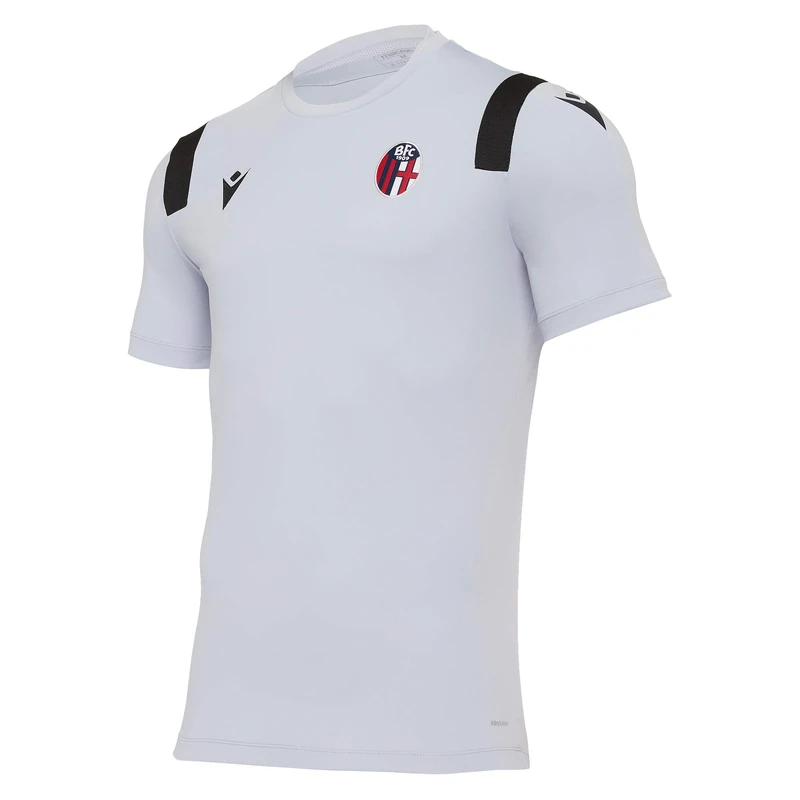 Macron Bfc M20 Player Training Shirt Poles ARG/BLACK Mm SR, Bologna FC 2020/21 Man, Grey, S - Image 1