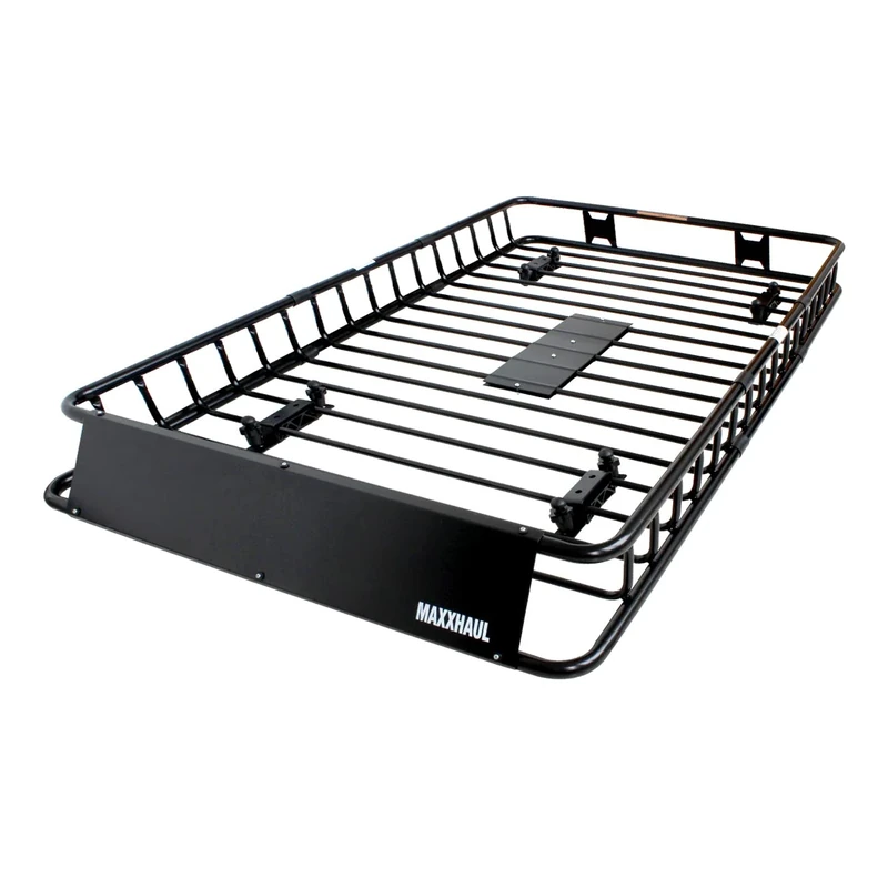 MAXXHAUL 50506 64" x 39" x 6" Heavy-Duty Universal Steel Roof Rack, Black