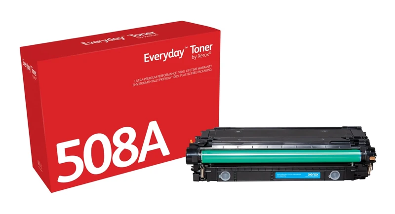 Xerox Everyday Compatible HP 508A CF361A Cyan Toner, Standard Capacity