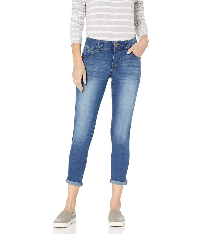 Democracy Women's Ab Solution Crop, Blue, 12