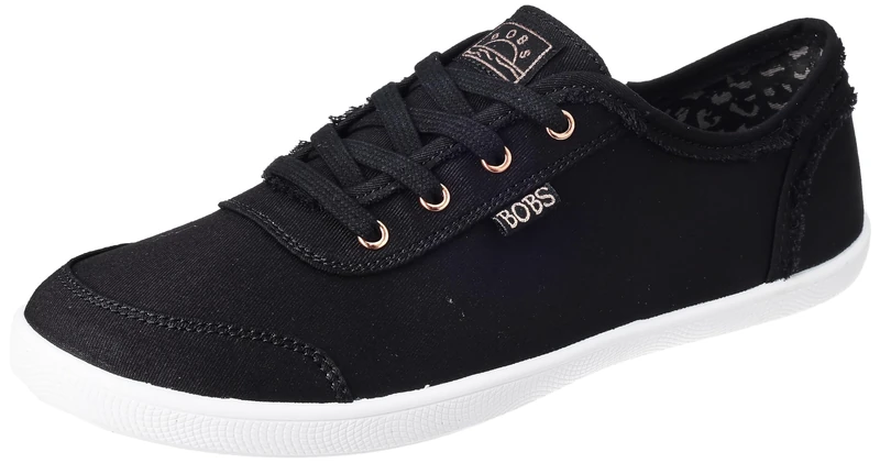 Skechers Women's Bobs B Cute Sneaker, Black, 3.5 UK