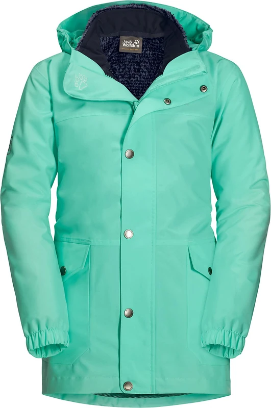 Jack Wolfskin Icy Falls 3IN1 Jacket Children's Jacket - Elektrisches Grün, 92