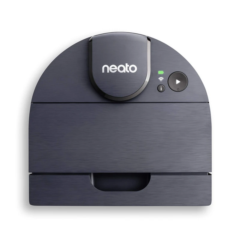 Neato® D8 Intelligent Robot Vacuum Cleaner - D-shape Design, Laser Mapping Navigation, Alexa Connectivity, 100 Minutes Runtime, Auto-Recharge & Resume - Indigo Blue