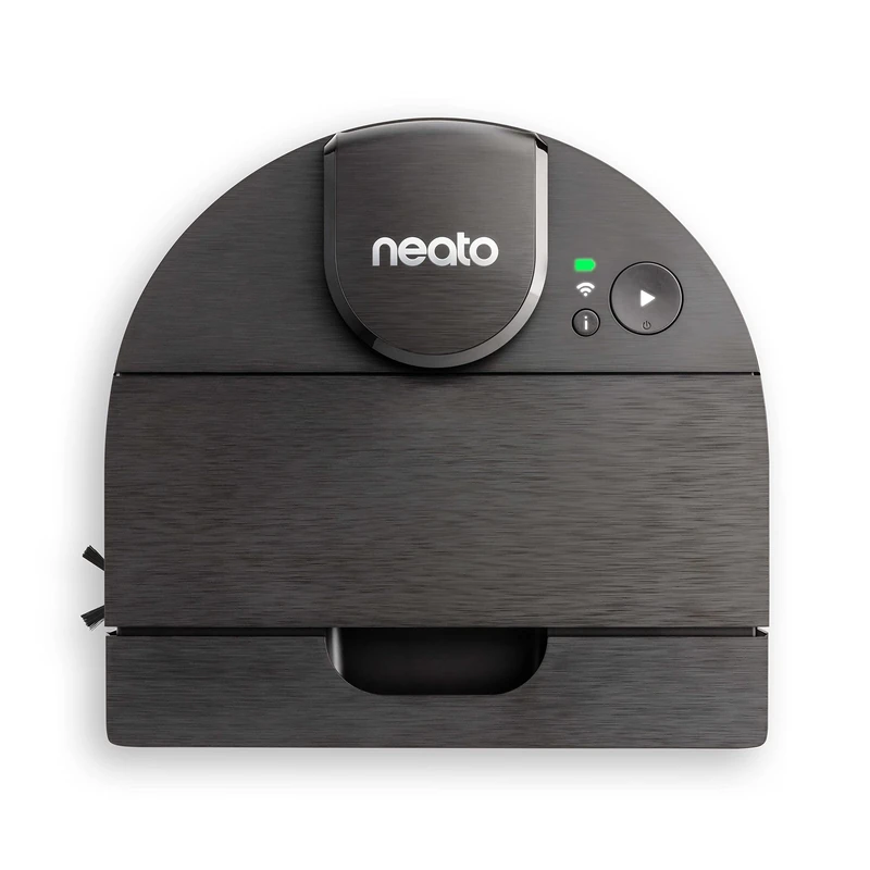 Neato Robotics D9 - Robot Vacuum Cleaner - 200 Minutes Runtime - Zone Cleaning - Virtual Boundary - Cleans Hard Floor to Carpet - Ideal for Pet Owners - Powerful vacuuming