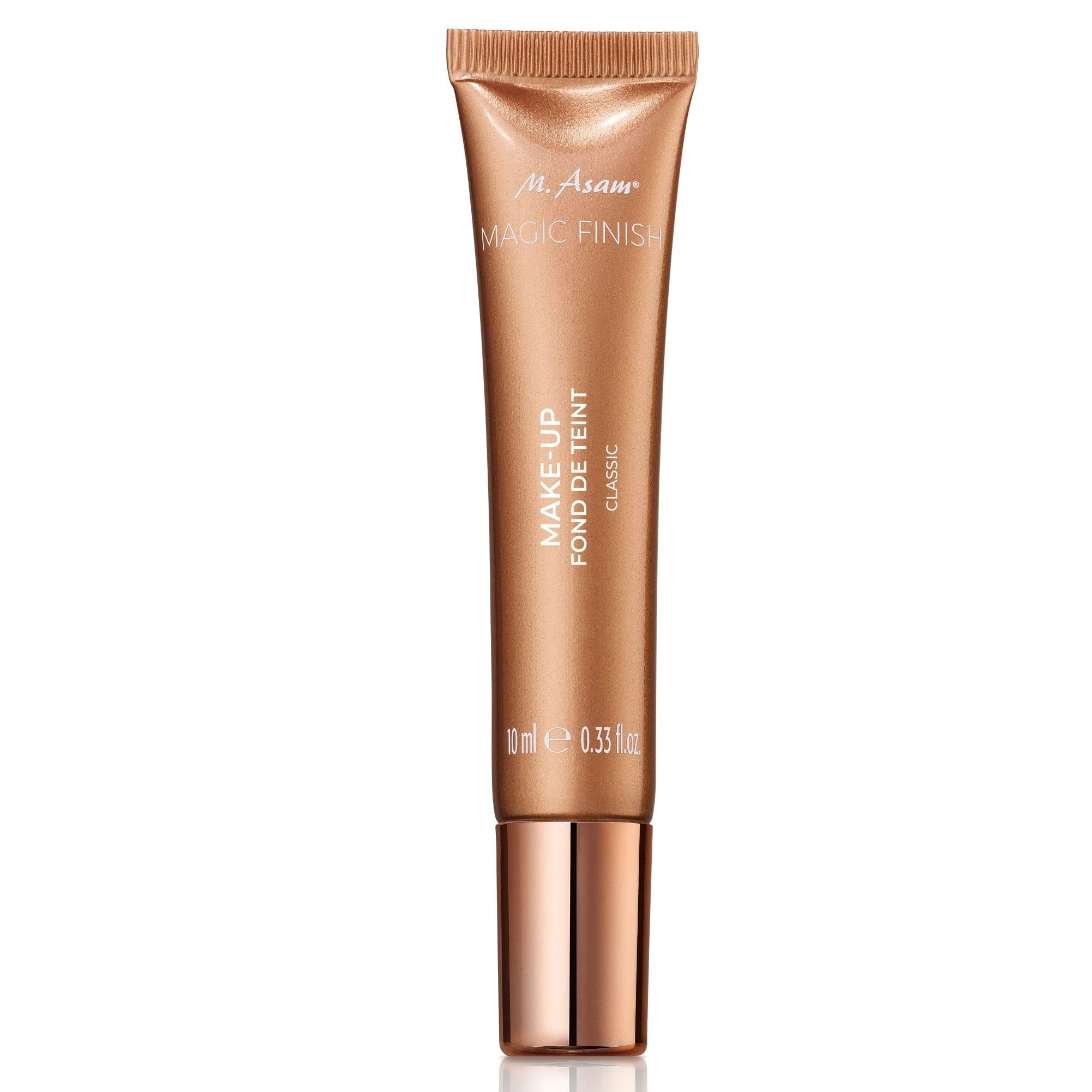 M. Asam Magic Finish Make-Up Mousse Sample (Tube 10ml) – 4in1 Primer, Foundation, Concealer & Powder With Buildable Coverage, Hides Redness And Dark Spots, Vegan, For Light To Medium Skin Tones