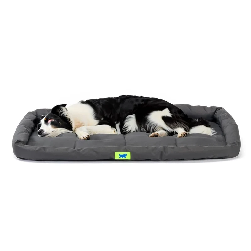 Ferplast Dog Bed Dog Cushion Dog Bed Medium Scratch-proof Fabric Machine Washable Dog Mat Waterproof 91 x 58 x 5 cm.Black