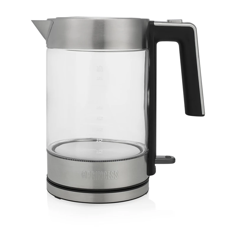 Princess London 236041 Glass Kettle - 1.7 L Volume - Unique Design