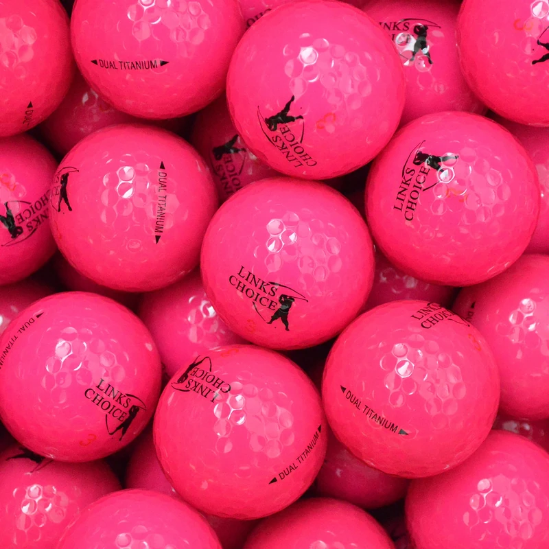 Links Choice 100 Pink Coloured Golf Balls