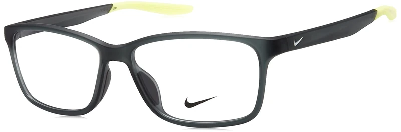 NIKE Unisex NIKE 7118 Sunglasses, MATTE DARK GREY/VOLT, 55