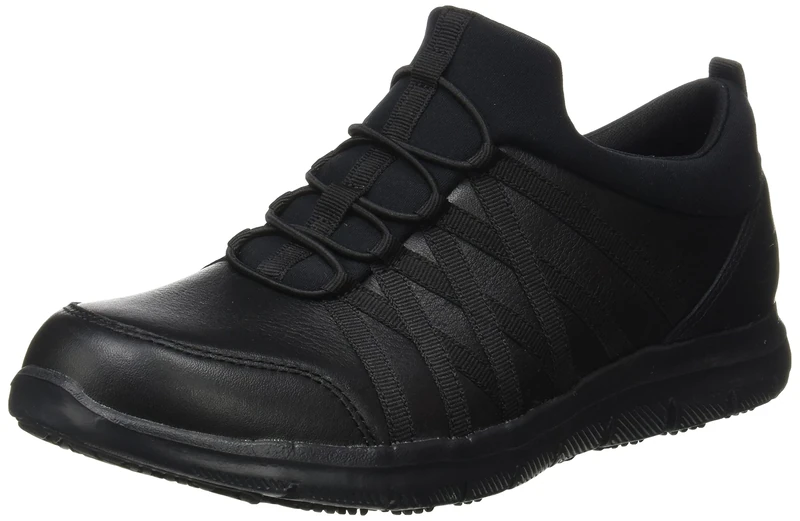 Skechers Women's Ghenter Dagsby Sneaker, Black, 4 UK