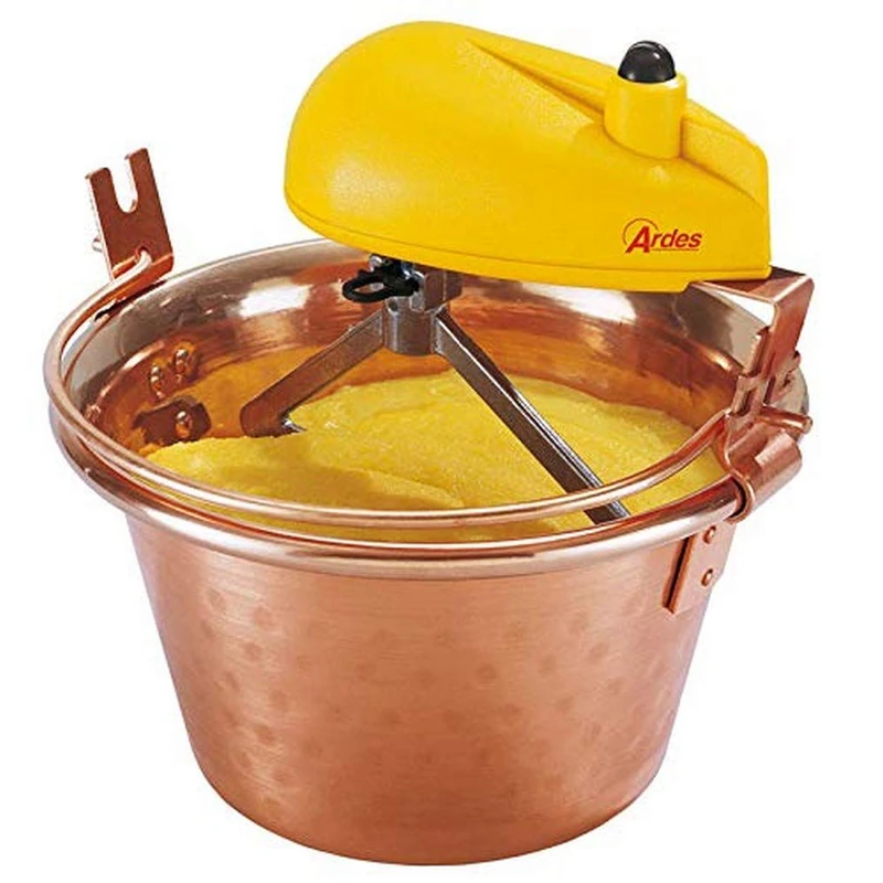 ARDES | AR24AM60 Copper Pot Diameter 26 cm Polenta Jam, Stirrer with Electric Motor, Bayonet Attachment Easy Cleaning, 4/7 Portions - Image 1