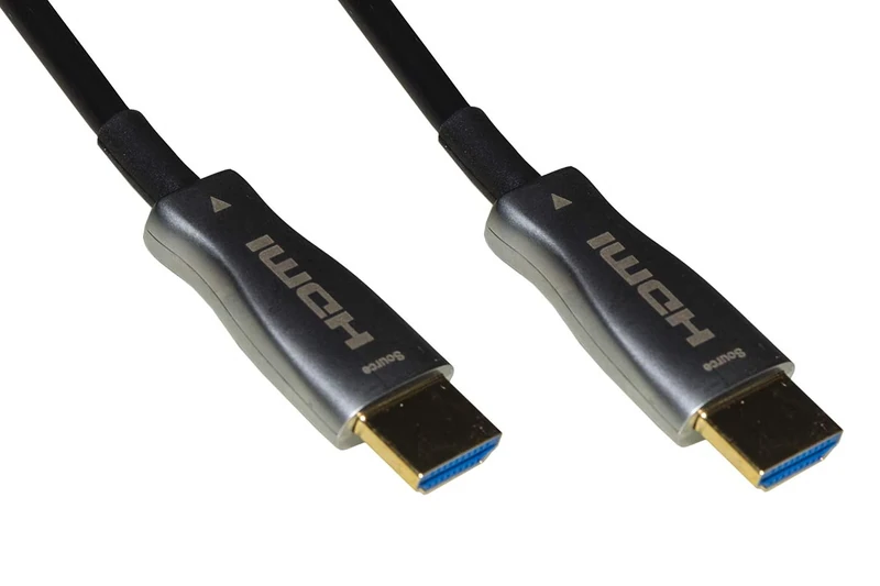 LINK LKCHD20F Fiber Optic Cable AOC HDMI 2.0, HDCP, Arc, EDID 4K@60HZ@4:4:4 Hybrid MT 20, Black