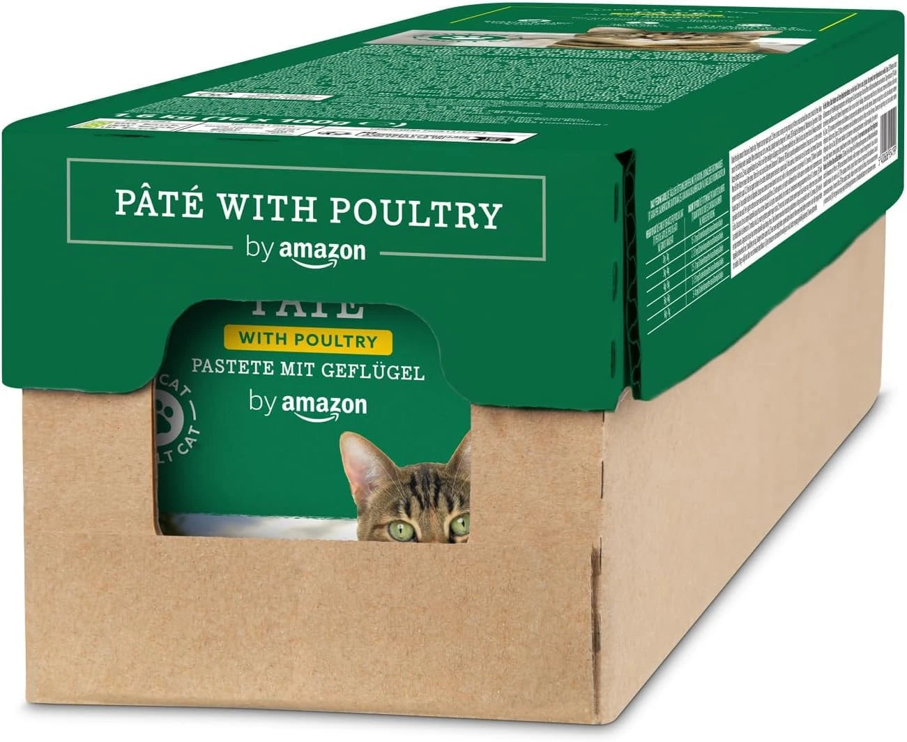 by Amazon Wet Cat Food - Paté with Poultry, 100g, Pack of 16