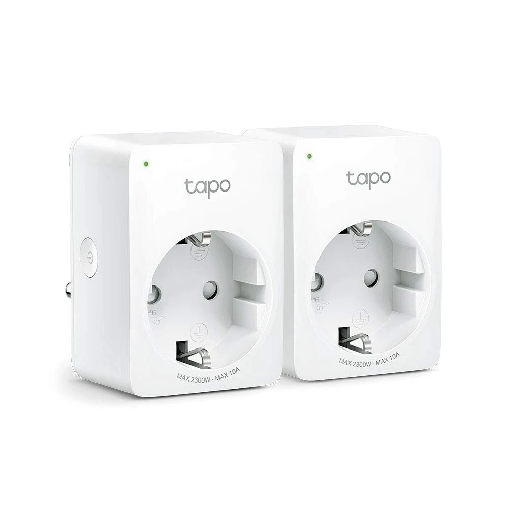 TP-Link Tapo WLAN Smart Steckdose Tapo P100, Smart Home WiFi Steckdose, Alexa Zubehör 2er pack , funktioniert mit Alexa, Google Home, Tapo App, Sprachsteuerung, Fernzugriff, Kein Hub notwendig, Mini