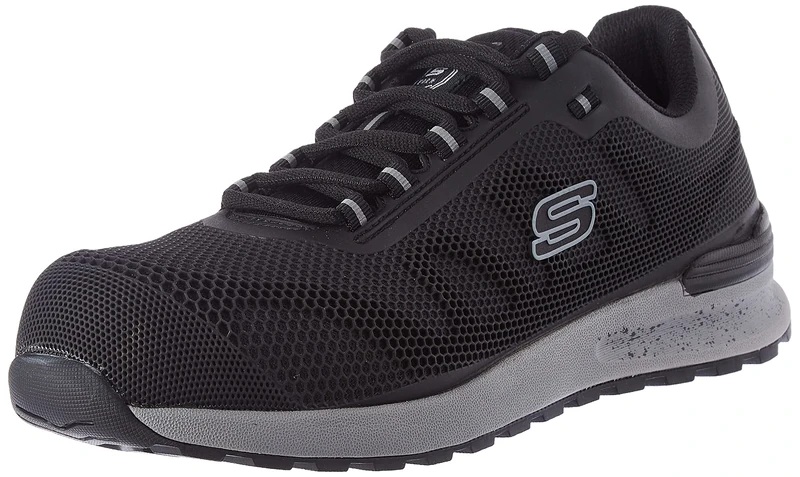 Skechers Men's Bulkin Bragoo Sneaker, Black, 10 UK