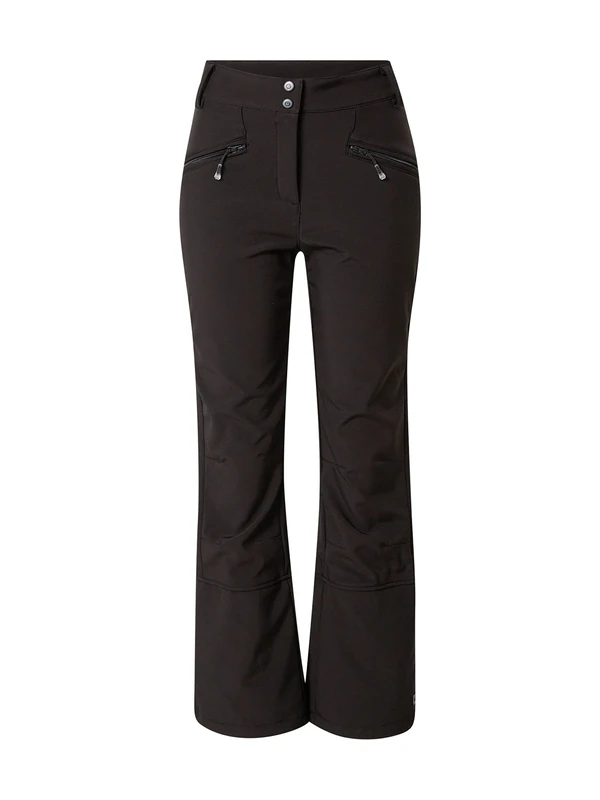 Killtec Women's Thônes Wmn Ski Sftshll Pnts Softshell Trousers with Snow Guard, Black, EU 34 - Image 1