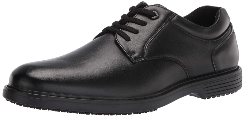 Nunn Bush Men's Wade Work Plain Toe Oxford Black Size: 13