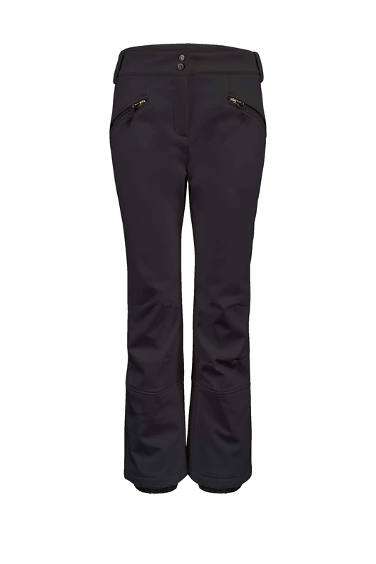 Killtec Women's Thônes Wmn Ski Sftshll Pnts Softshell Trousers with Snow Guard, Black, 50 EU