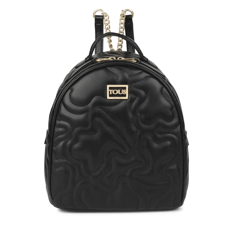 TOUS, K DREAM Black Backpack for Women, Black/White, Medium