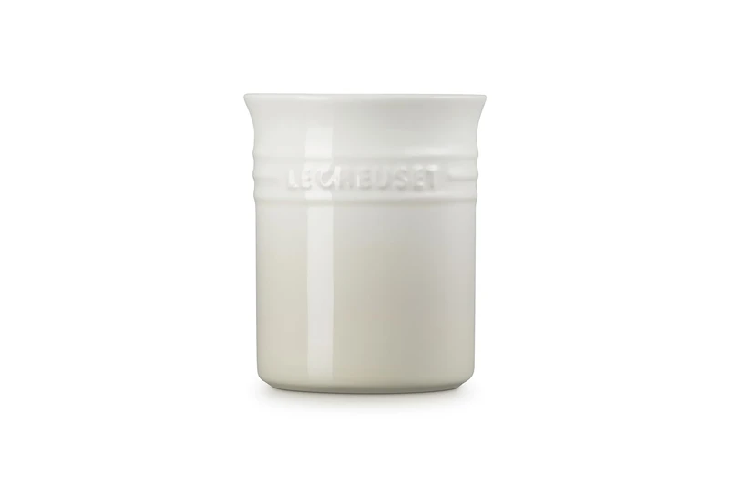 LE CREUSET Stoneware Small Utensil Jar, 1.1 Litres, Meringue, 71501117160001