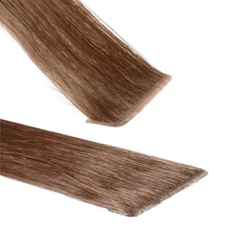 hair2heart 30 x REMY Invisible Tape In Hair Extensions - #14-24-Inch, 0.0749 kg