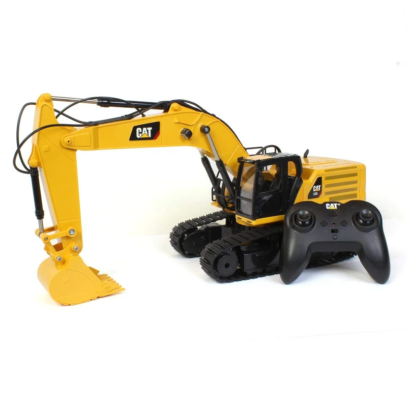 Caterpillar Diecast Masters 25001 Remote Controlled RC Tracked Excavator 336 Next Gen, Detailed, Realistic CAT Construction Vehicle in 1:24, Approx. 49 x 16.5 x 22 cm, Approx. 25 m Range, from 8