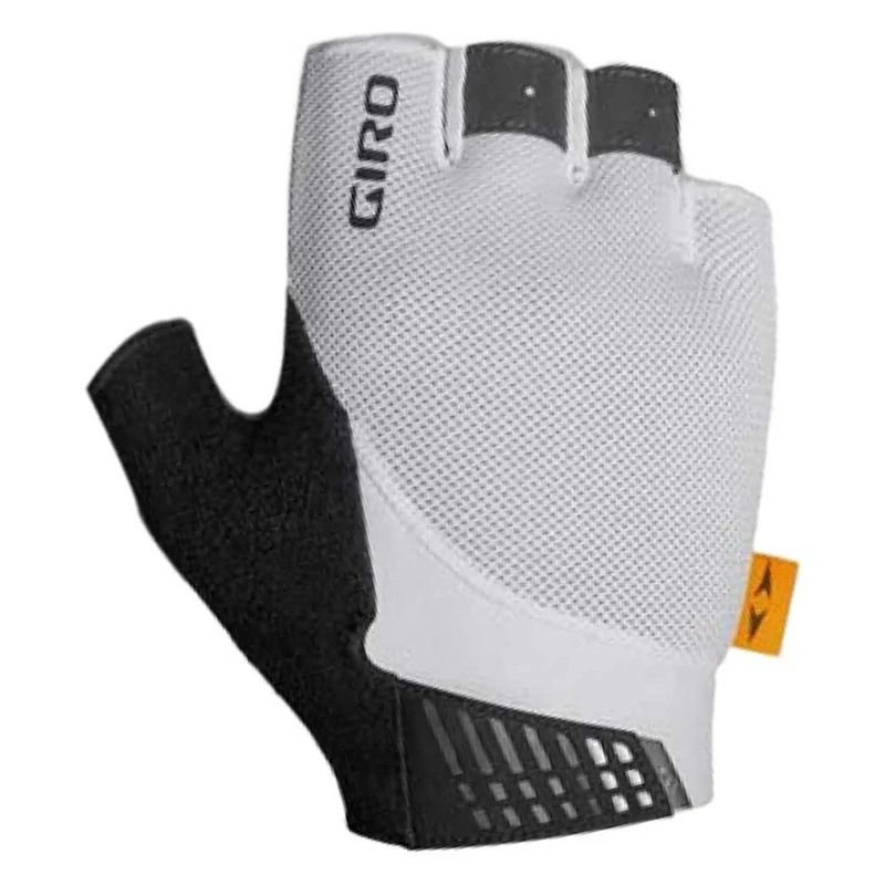 BELL Giro Supernatural Glove Seamless Molded Palm Multi-Density Padding for Comfort & Control Road & Mixed-Surface Riding Color: White, Size: M