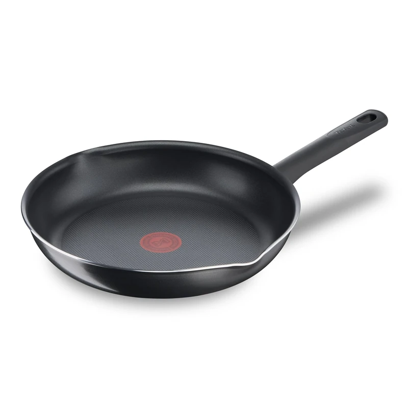 Tefal Day by Day On 28cm Frying Pan, Non Stick, Aluminium, Black, All hobs Compatible excluding Induction, B56406AZ