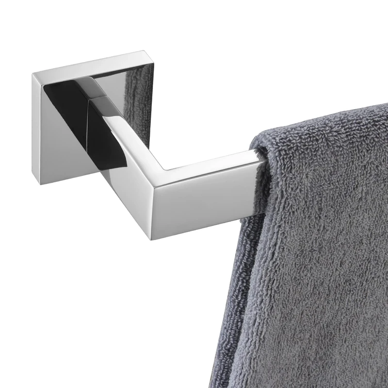 KOKOSIRI B4003CH-L32 32 Inch Single Towel Bar Towel Rail for Kitchen Bathroom Wall Mounted SUS304 Stainless Steel Polished Chrome