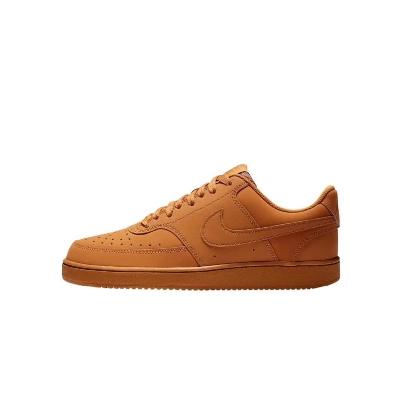Nike Men's Court Vision LO Basketball Shoe, Flax/Flax-Wheat-Twine, 6 UK