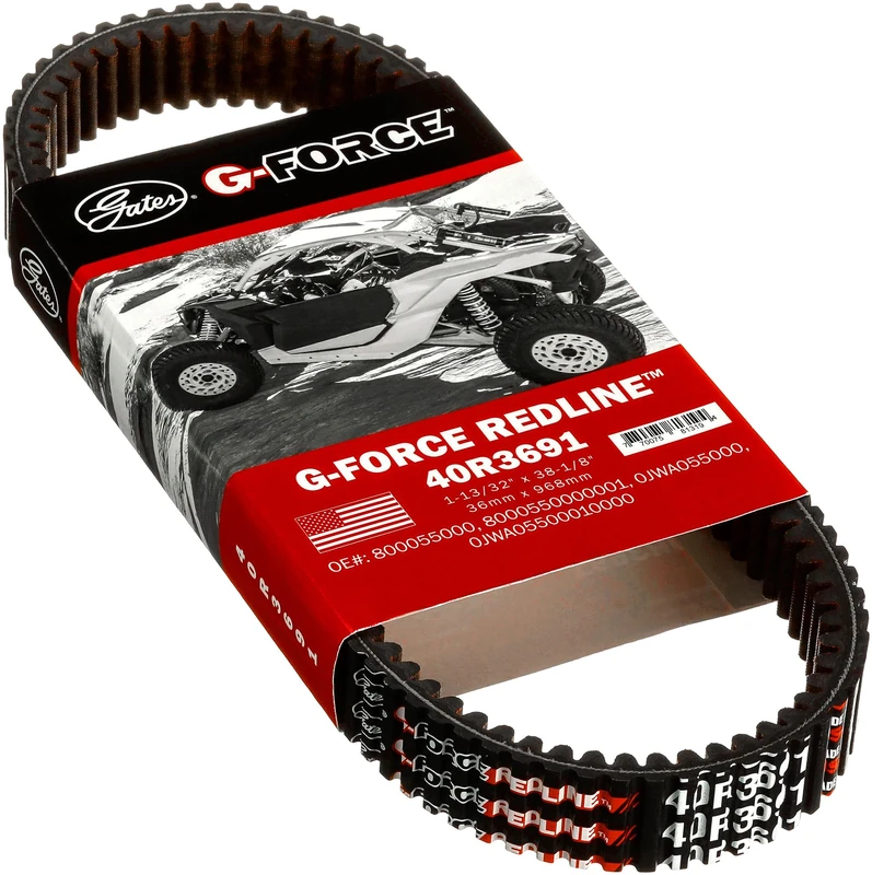 Gates 40R3691 G-Force RedLine Continuously Variable Transmission (CVT) Belt