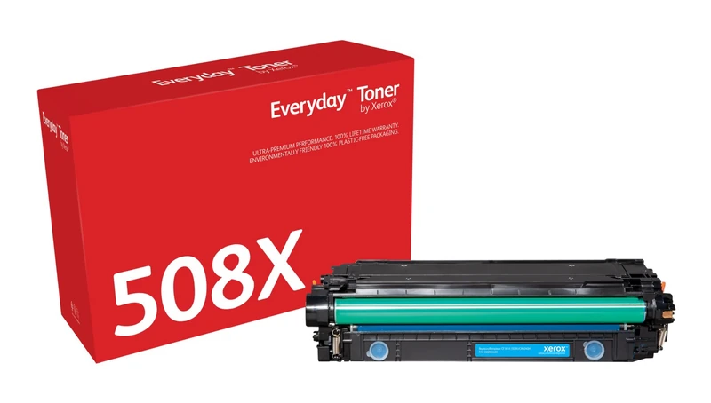 Xerox Everyday Compatible HP 508X CF361X Cyan Toner, High Capacity - Image 1
