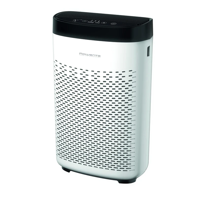 Rowenta Pure Air Essential Air Purifier PU2530, CADR 230m³/h, Allergy+ Filter & Carbon Filter, Ideal for Home or Office, 3 Speed Settings, 8 Hour Timer, 40dBA, White