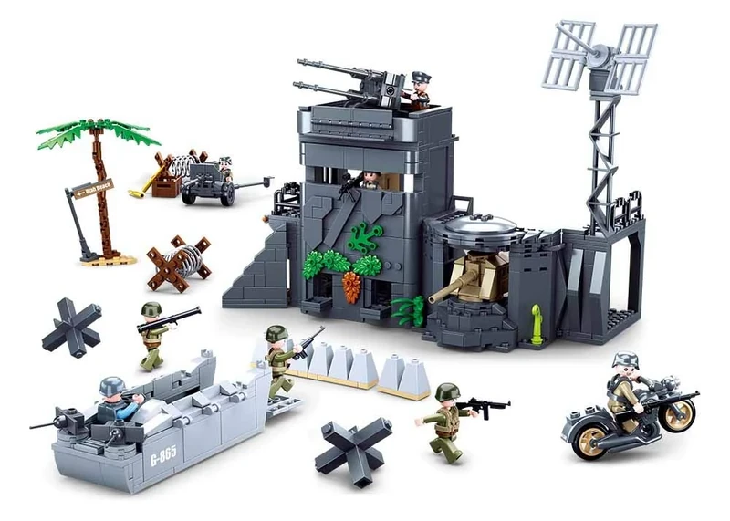 Sluban construction bricks, 52 cm x 38 cm x 8 cm