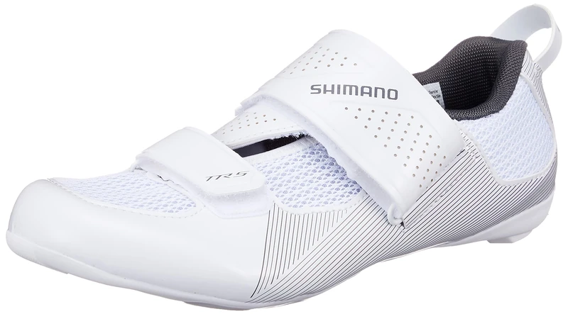 Shimano TR5 (TR501) SPD-SL Shoes, White, Size 40