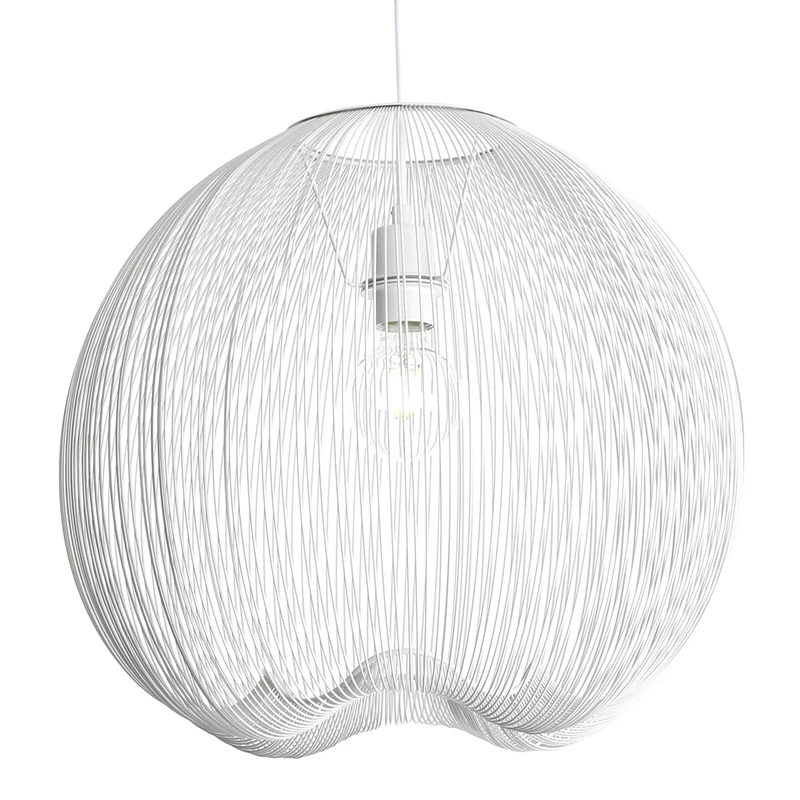 LUSSIOL Indoor Lighting Suspensions, Metal, White