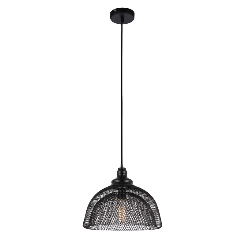 Lussiol 250443 Indoor Ceiling Light, Metal, Black