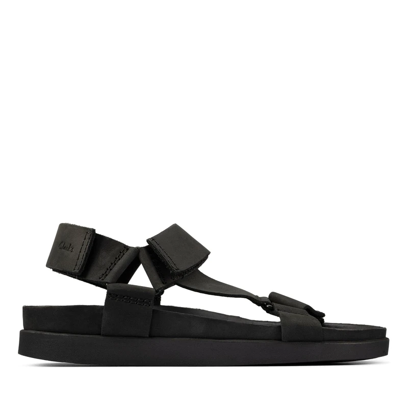 Clarks Sunder Range Mens Black Nubuck, 8