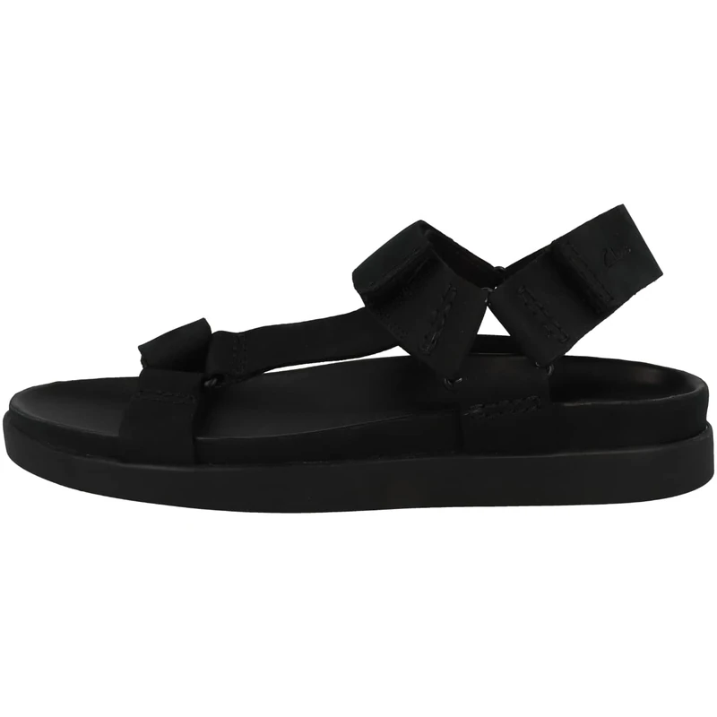Clarks Men's Sunder Range Sandal, Black Nubuck, 9.5 UK