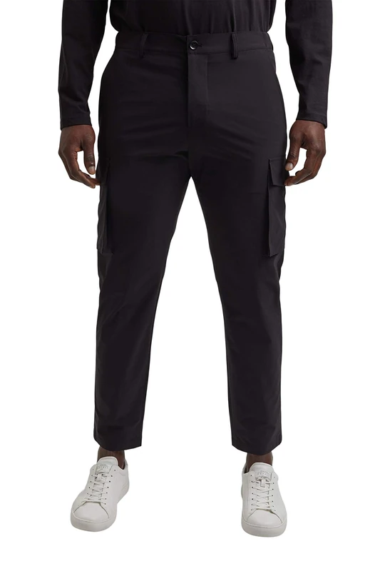 ESPRIT Men's 021eo2b310 Suit Pants, 001/Black, 3 Years - Image 1
