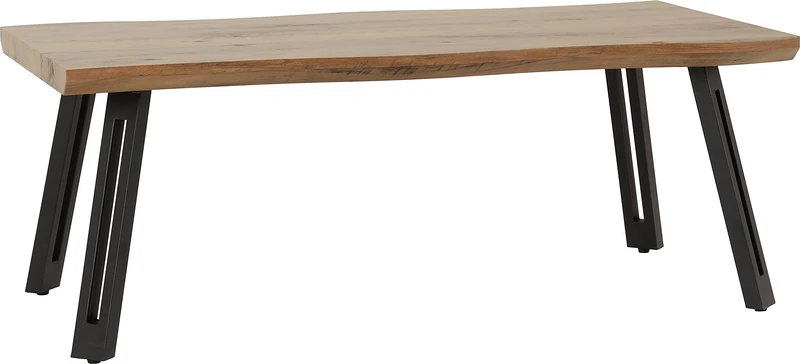 Seconique Quebec Wave Edge Coffee Table in Medium Oak Effect