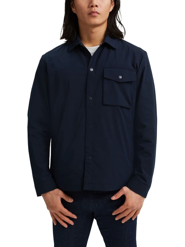 ESPRIT Men's Jacket, 405/Dark Blue, XL